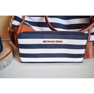 Saffiano Leather Continental Wallet